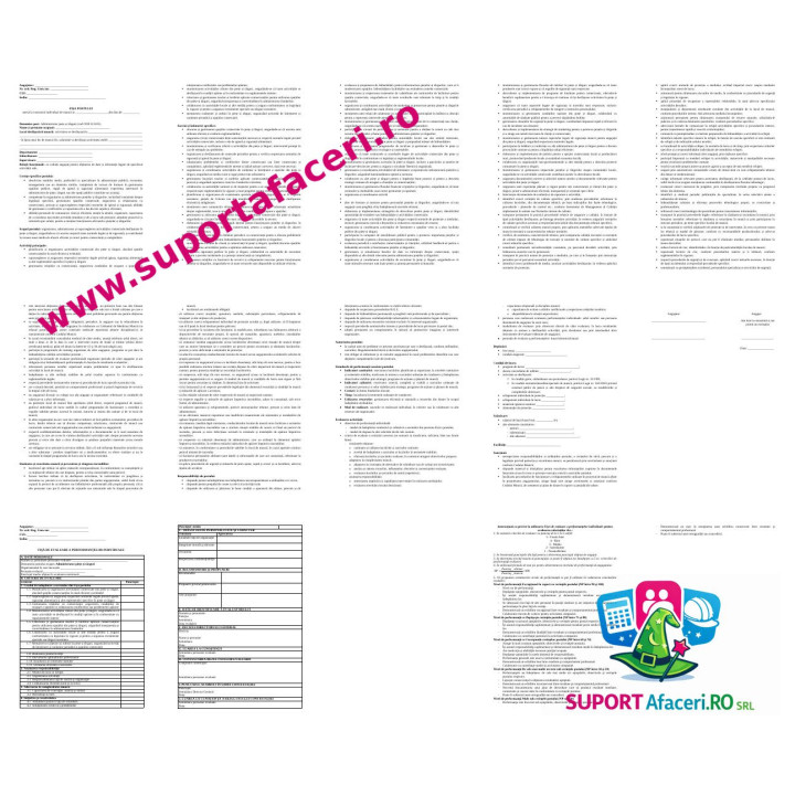 Fișa postului Administrator piețe și târguri – model editabil DOC