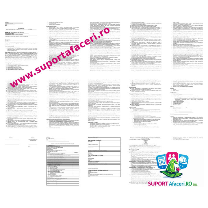 Fișa postului Educator specializat – model editabil DOC