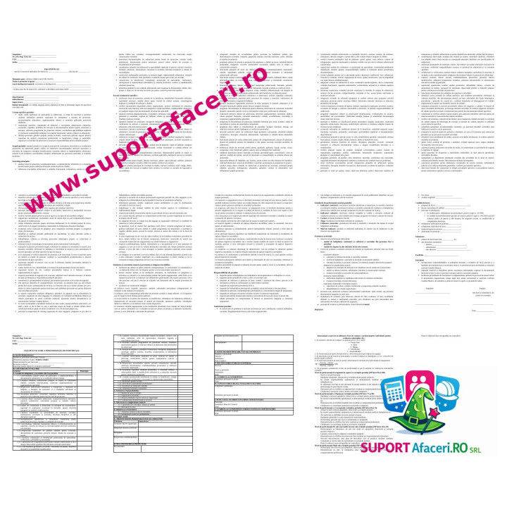 Fișa postului Arhitect clădiri – model editabil DOC