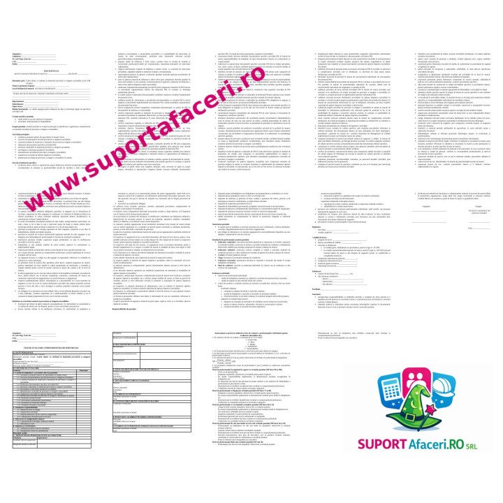 Fișa postului Cadru tehnic cu atribuții în domeniul prevenirii și stingerii incendiilor – model editabil DOC