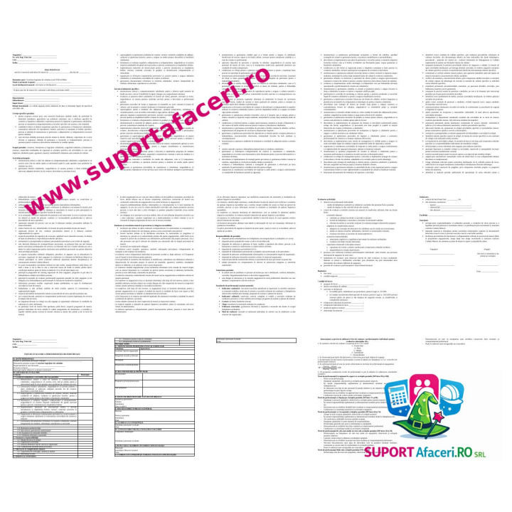 Fișa postului Crescător-îngrijitor de cabaline – model editabil DOC