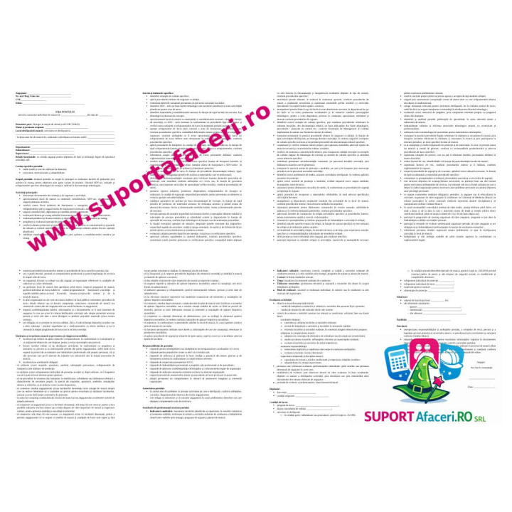 Fișa postului Strungar la mașini de alezat – model editabil DOC