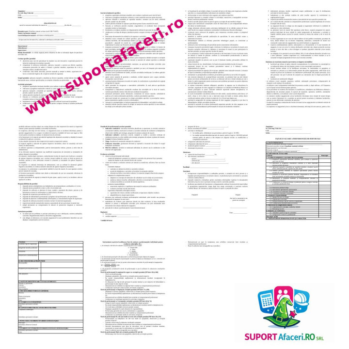 Fișa postului Emailator manual, artizan – model editabil DOC