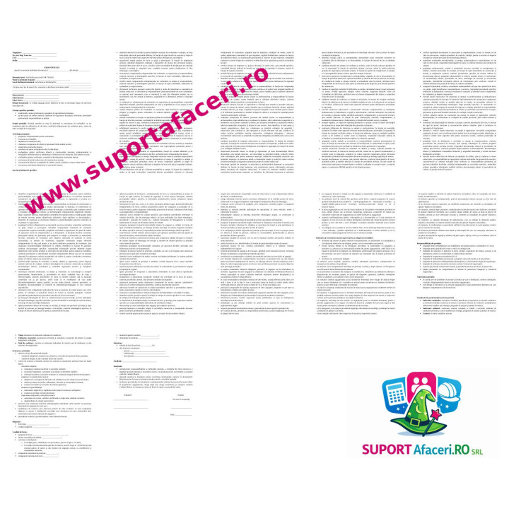 Fișa postului Scafandru cu alimentare de la suprafață până la 30 metri – model editabil DOC