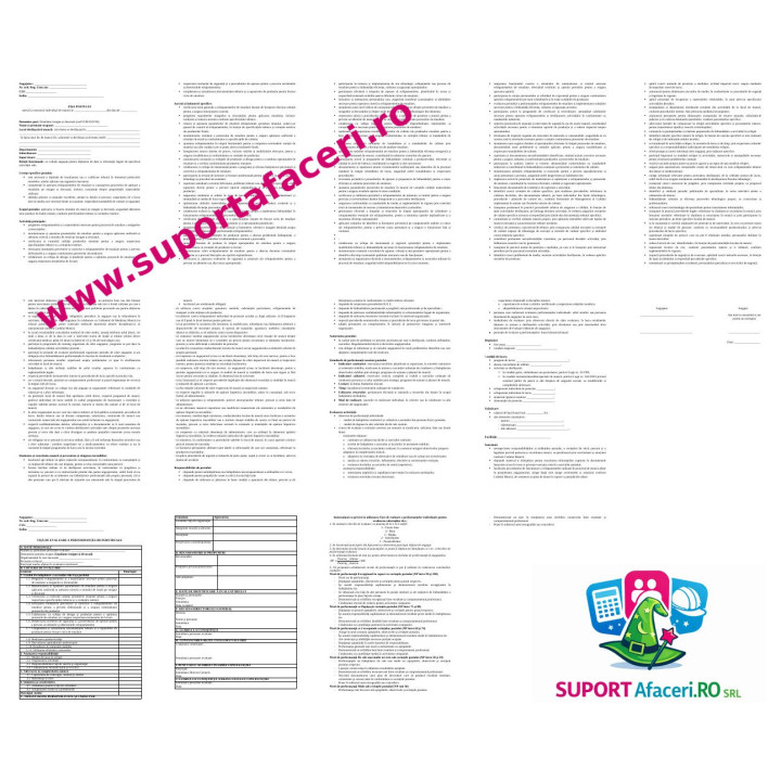 Fișa postului Emailator insigne și decorații – model editabil DOC