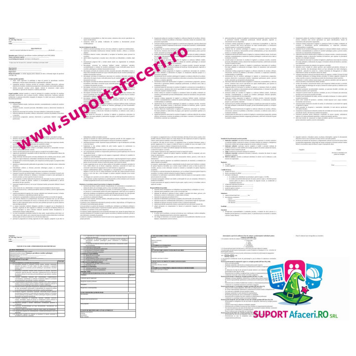 Fișa postului Psiholog în specialitatea consiliere psihologică – model editabil DOC