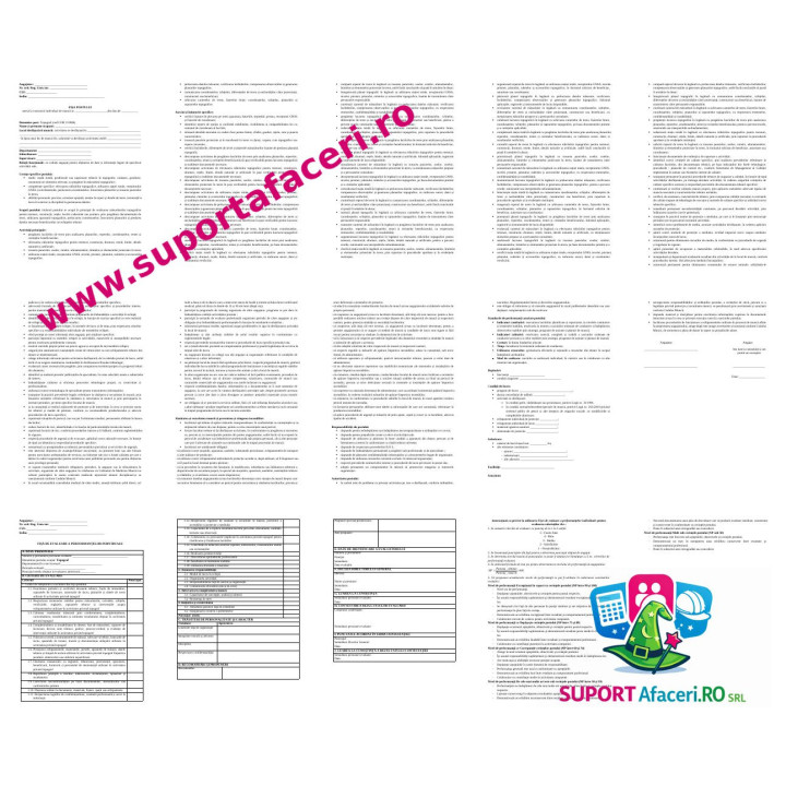 Fișa postului Topograf – model editabil DOC