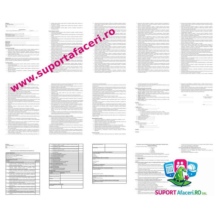 Fișa postului Tehnician cadastru – model editabil DOC
