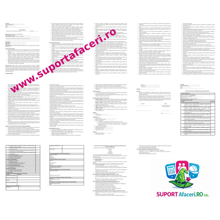 Fișa postului Pirotehnician – model editabil DOC