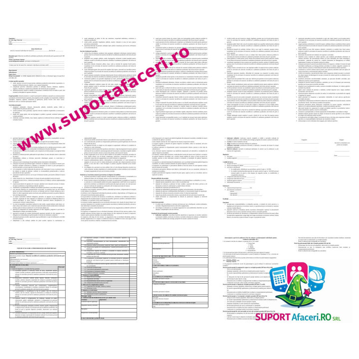 Fișa postului Muncitor necalificat la ambalarea produselor sub formă de praf și granule – model editabil DOC