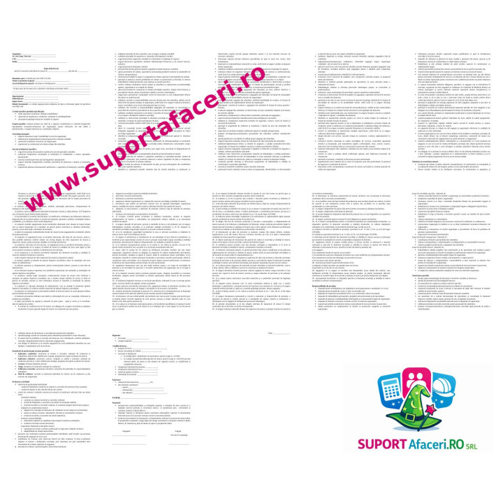 Fișa postului Contabil-șef – model editabil DOC