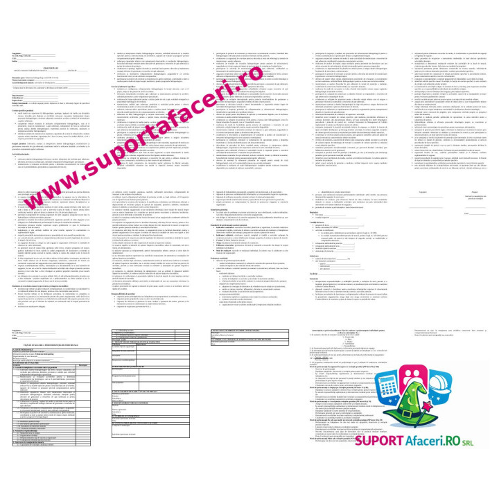 Fișa postului Tehnician hidrogeolog – model editabil DOC