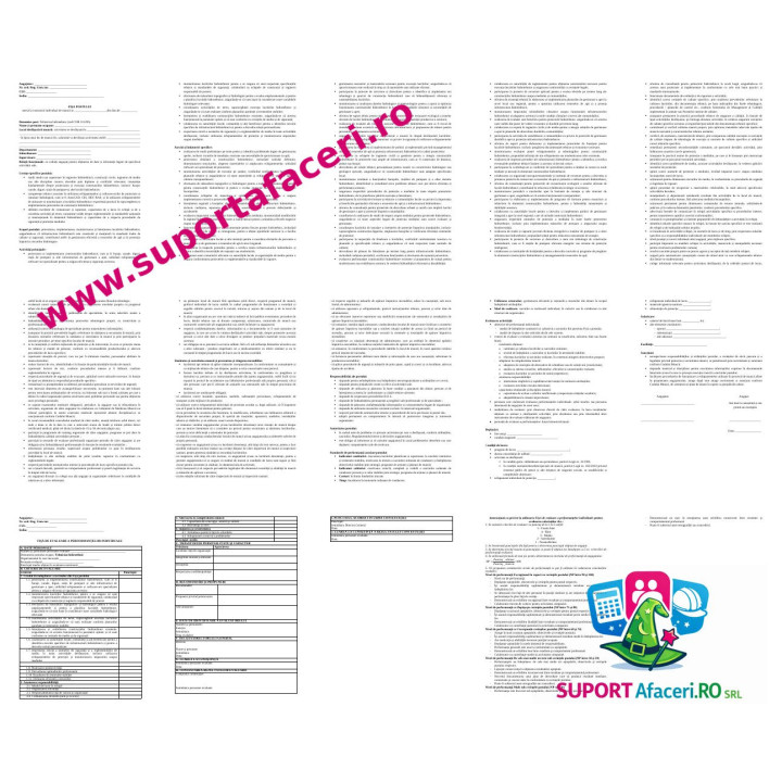 Fișa postului Tehnician hidrotehnic – model editabil DOC