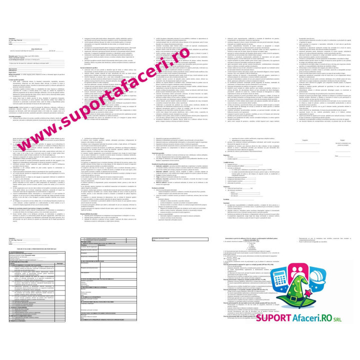 Fișa postului Desenator tehnic – model editabil DOC