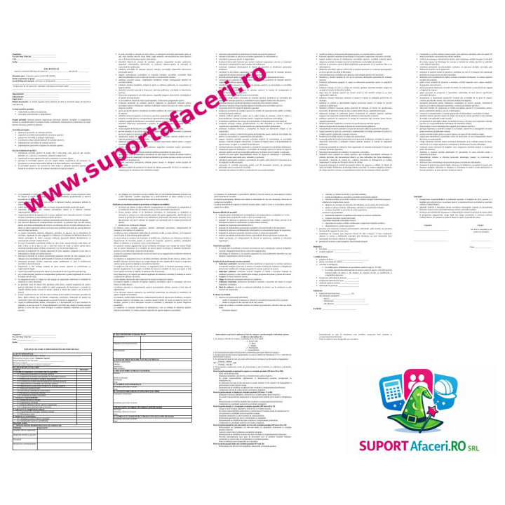 Fișa postului Animator sportiv – model editabil DOC