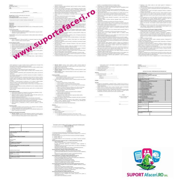 Fișa postului Traducător (studii medii) – model editabil DOC