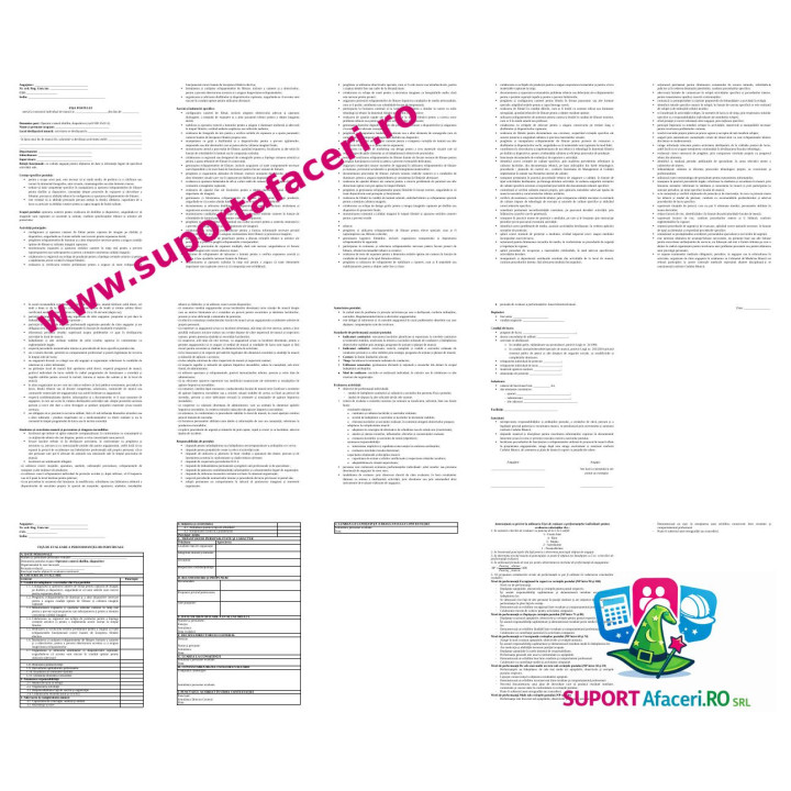 Fișa postului Operator cameră diafilm, diapozitive – model editabil DOC