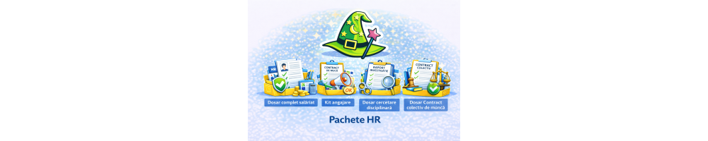Pachete HR complete | Dosar salariat și kit angajare